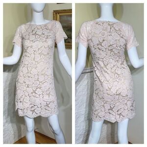 Vince Camuto Ballerina Pink Lace Sheath Dress